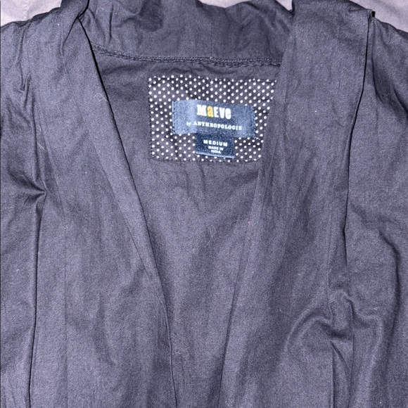 Maeve Black Short-Sleeve Zip Blouse - Picture 5 of 5